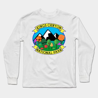 KINGS CANYON NATIONAL PARK CALIFORNIA NATURE HAPPY CAMPER Long Sleeve T-Shirt